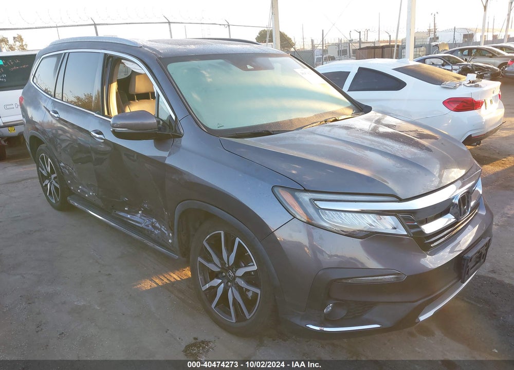 2019 HONDA PILOT TOURING VIN: 5FNYF5H63KB003731