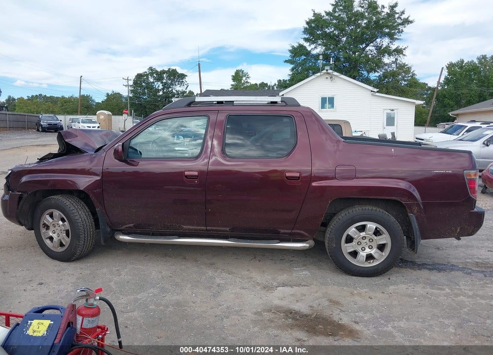 2008 HONDA RIDGELINE RTL VIN: 2HJYK16528H519642