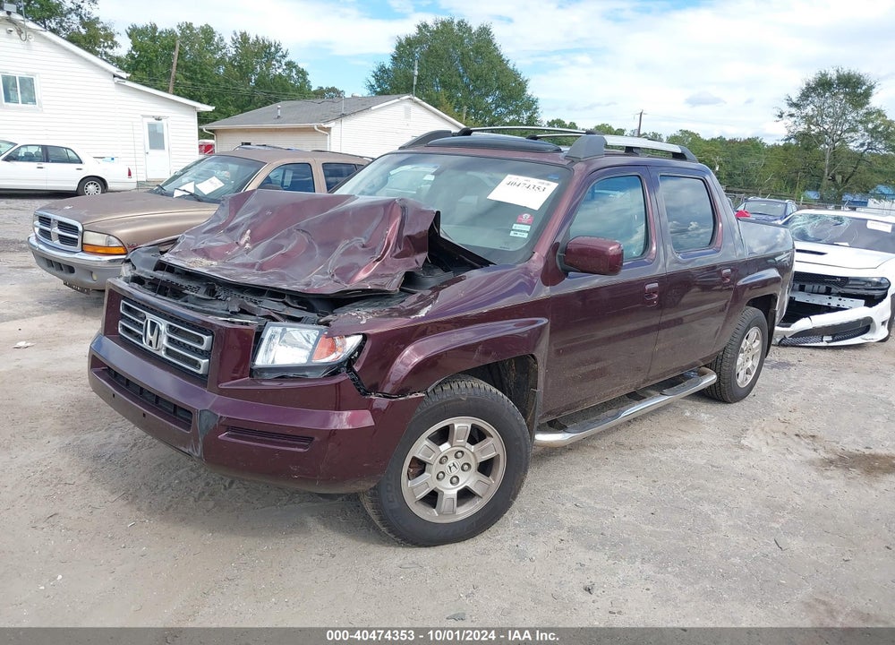 2008 HONDA RIDGELINE RTL VIN: 2HJYK16528H519642