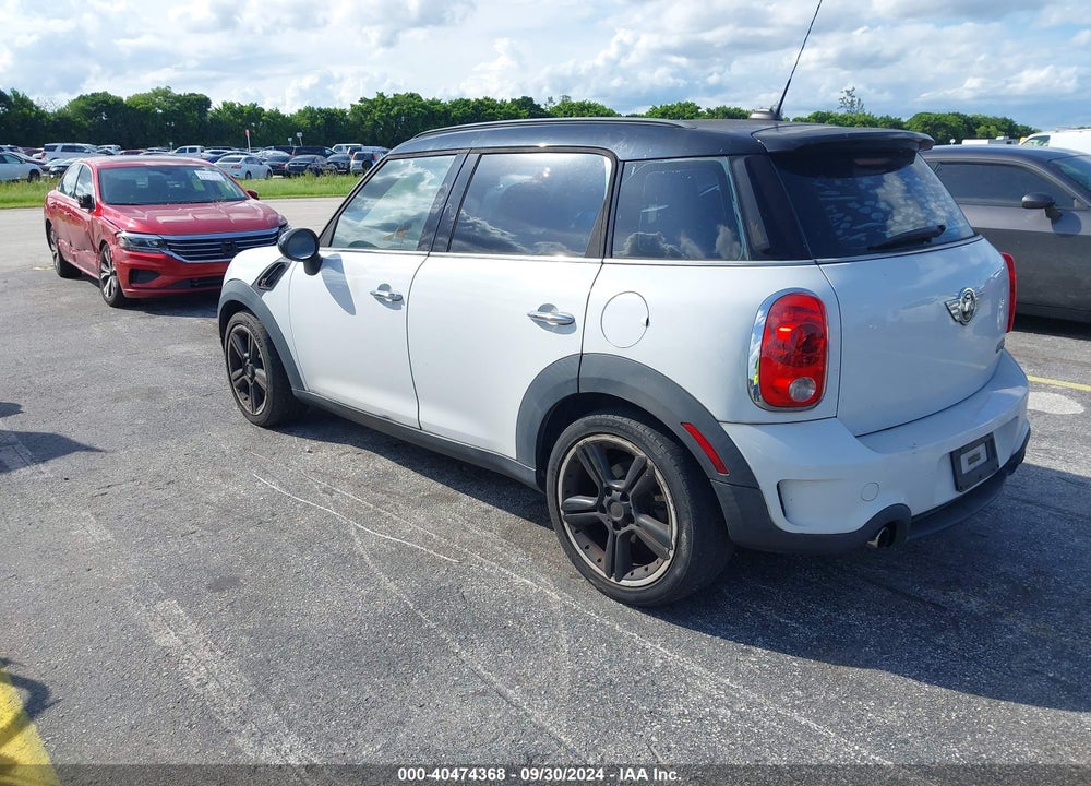 2011 MINI COOPER S COUNTRYMAN VIN: WMWZC3C57BWH98133