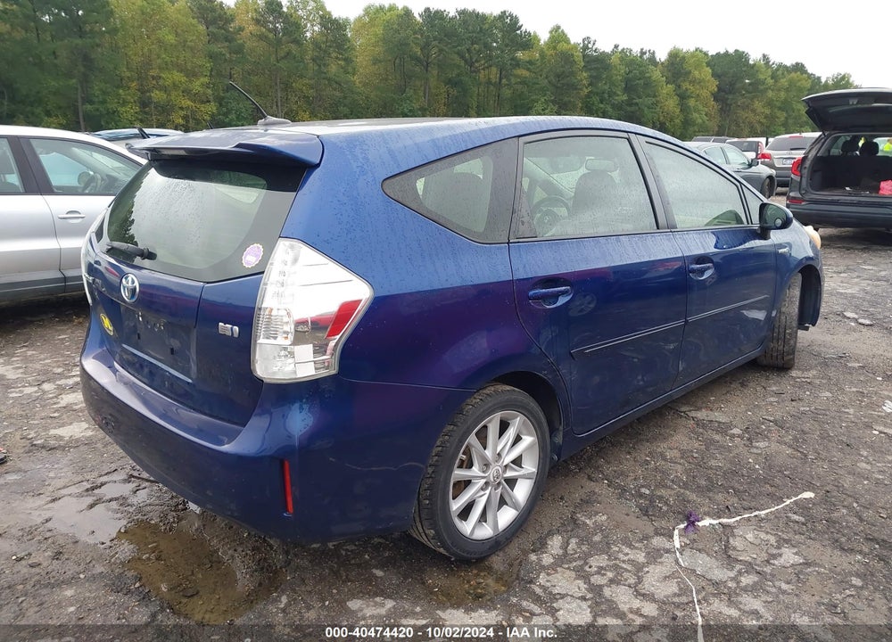 2013 TOYOTA PRIUS V FIVE VIN: JTDZN3EU2D3192435