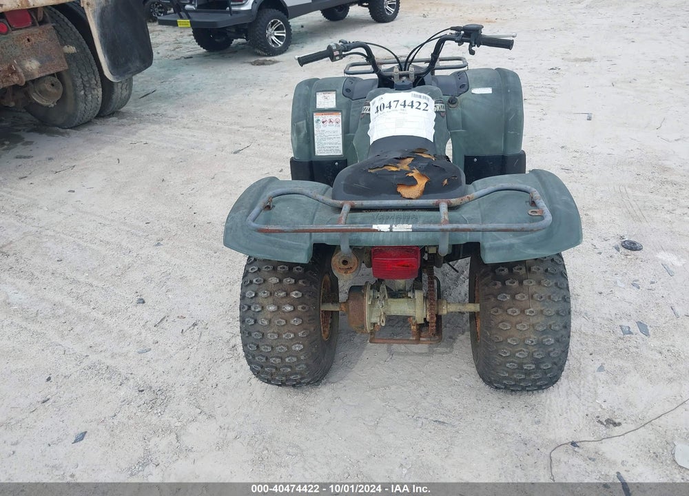 2008 YAMAHA YFM125 A VIN: JY4AE03Y88C002613