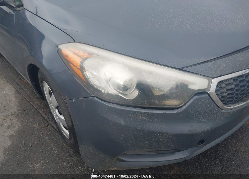 2016 KIA FORTE LX VIN: KNAFK4A63G5567117
