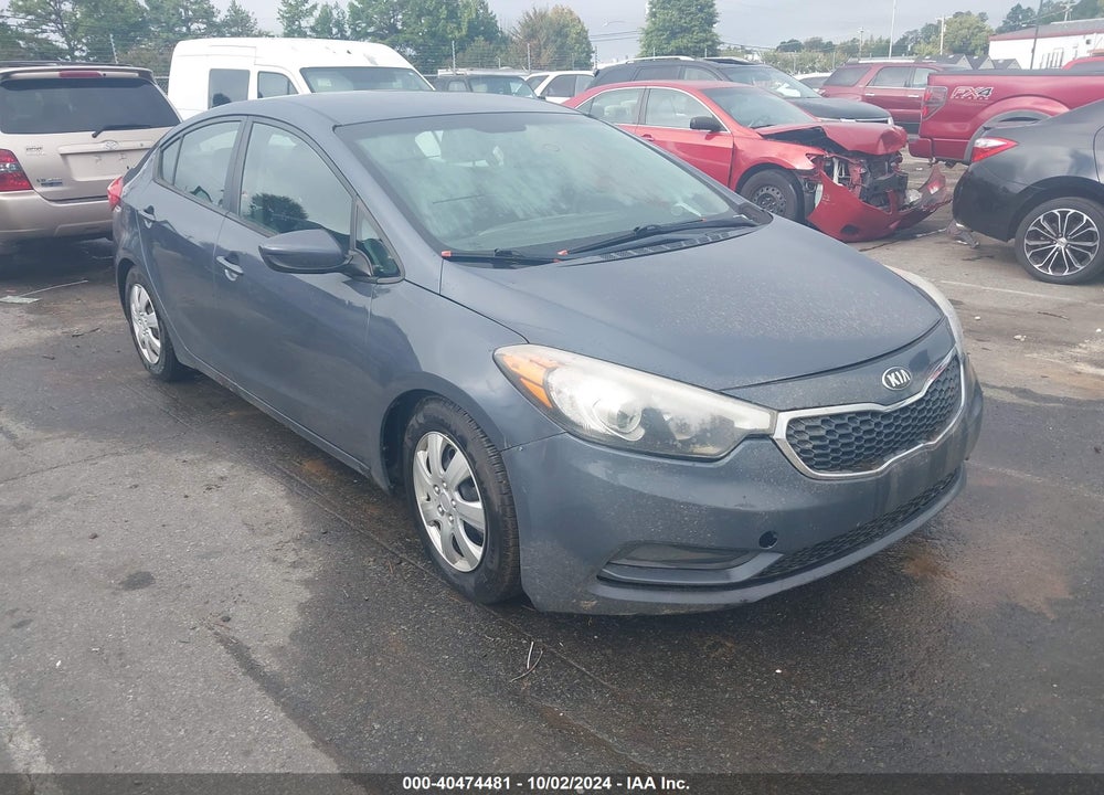 2016 KIA FORTE LX VIN: KNAFK4A63G5567117