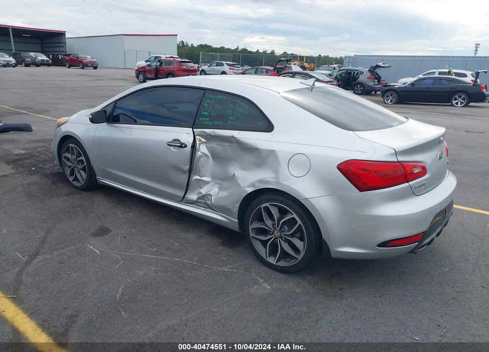 2014 KIA FORTE KOUP SX VIN: KNAFZ6A38E5246376