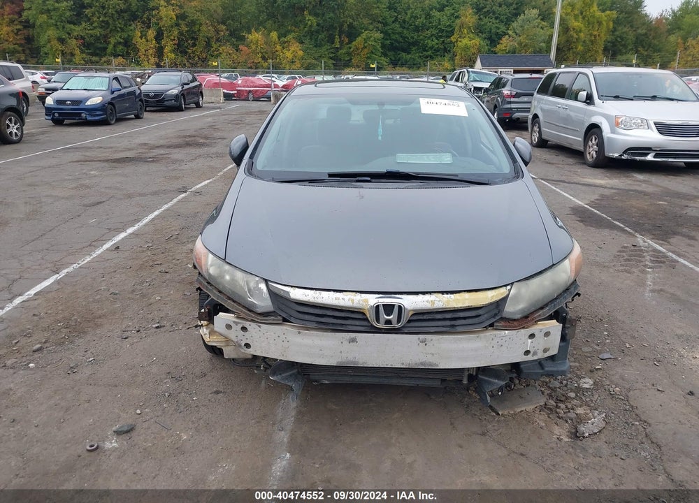 2012 HONDA CIVIC EX VIN: 2HGFB2F89CH309643