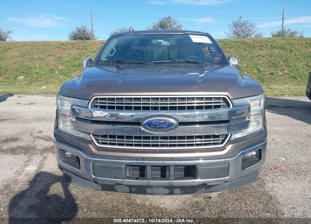 2018 FORD F-150 LARIAT VIN: 1FTEW1CG9JKC19581