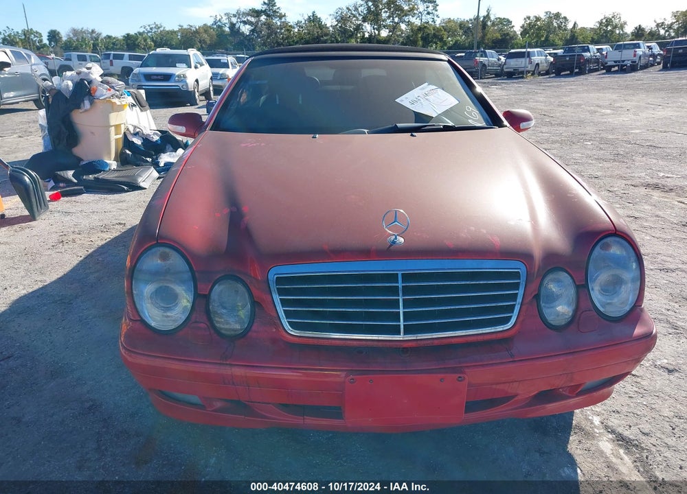 2000 MERCEDES-BENZ CLK 320 VIN: WDBLK65G4YT052224
