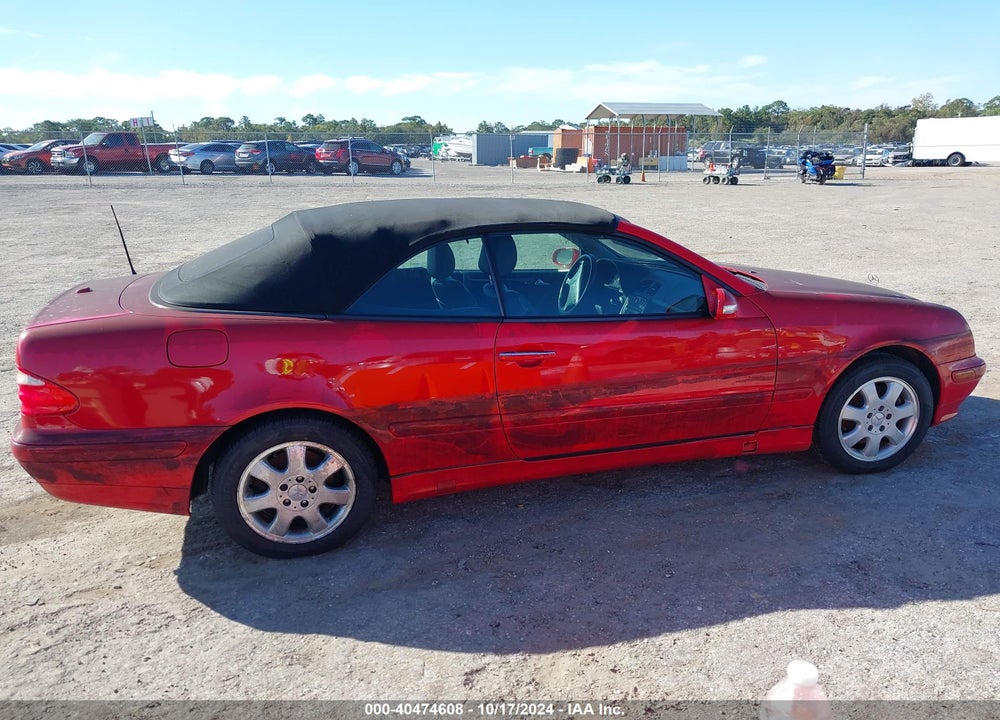 2000 MERCEDES-BENZ CLK 320 VIN: WDBLK65G4YT052224