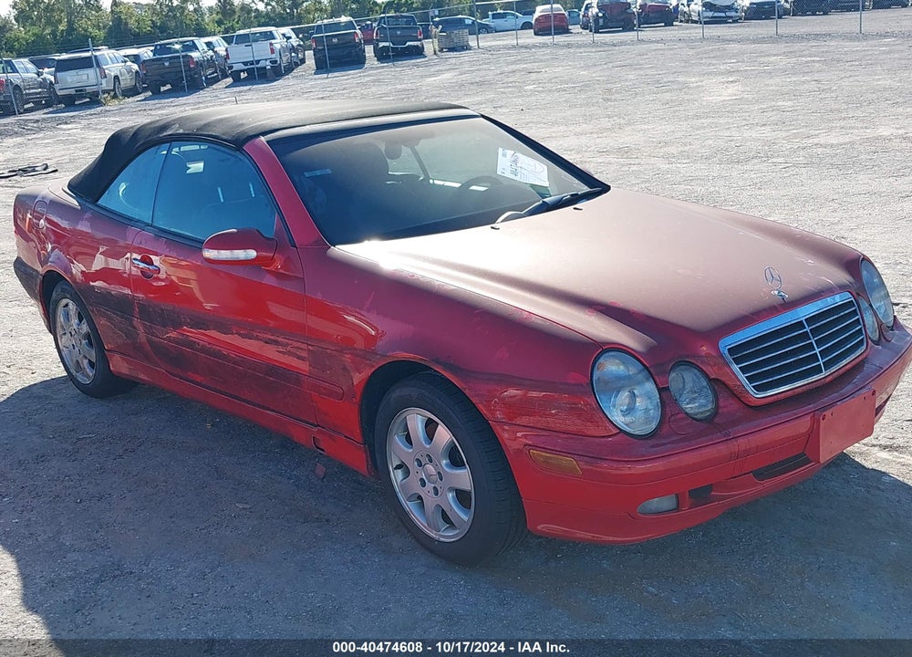 2000 MERCEDES-BENZ CLK 320 VIN: WDBLK65G4YT052224
