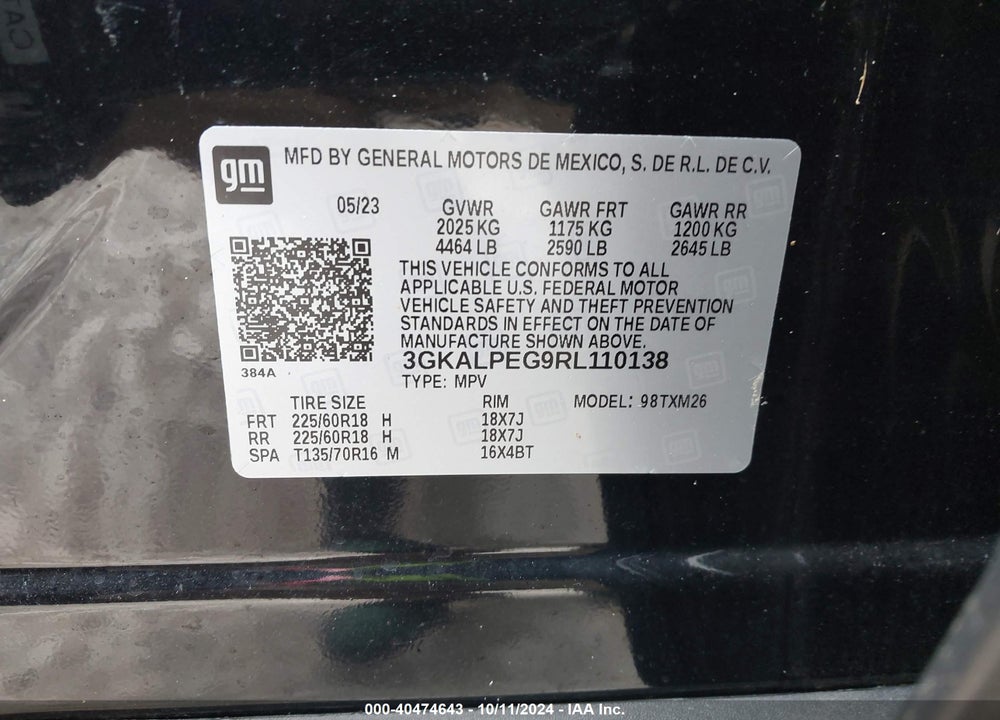 2024 GMC TERRAIN FWD SLT VIN: 3GKALPEG9RL110138
