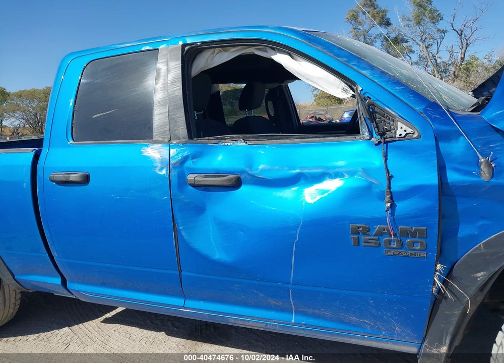 2022 RAM 1500 CLASSIC WARLOCK 4X4 6'4 BOX VIN: 1C6RR7GG2NS150185