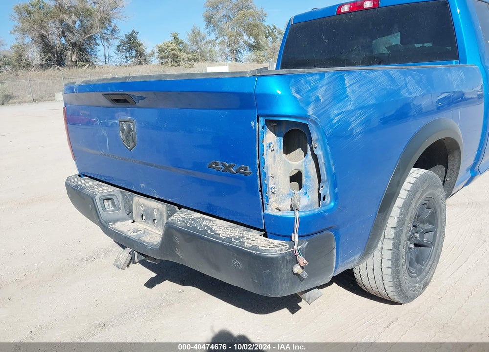 2022 RAM 1500 CLASSIC WARLOCK 4X4 6'4 BOX VIN: 1C6RR7GG2NS150185