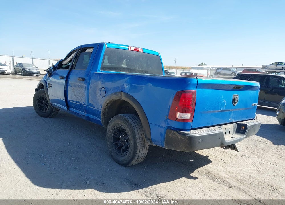 2022 RAM 1500 CLASSIC WARLOCK 4X4 6'4 BOX VIN: 1C6RR7GG2NS150185