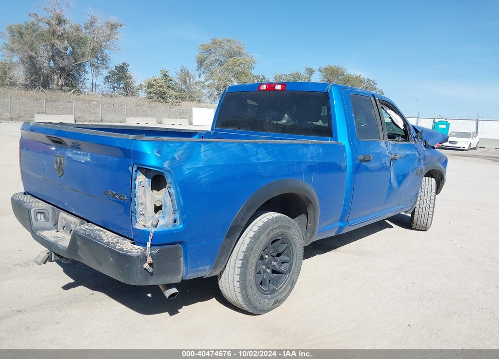 2022 RAM 1500 CLASSIC WARLOCK 4X4 6'4 BOX VIN: 1C6RR7GG2NS150185