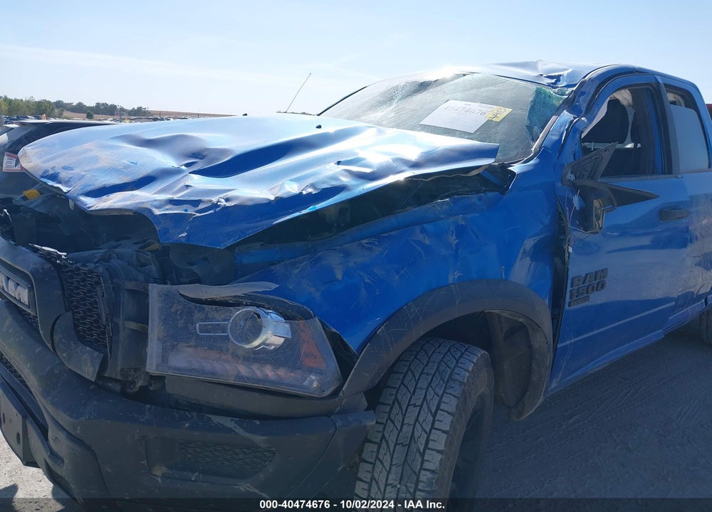 2022 RAM 1500 CLASSIC WARLOCK 4X4 6'4 BOX VIN: 1C6RR7GG2NS150185