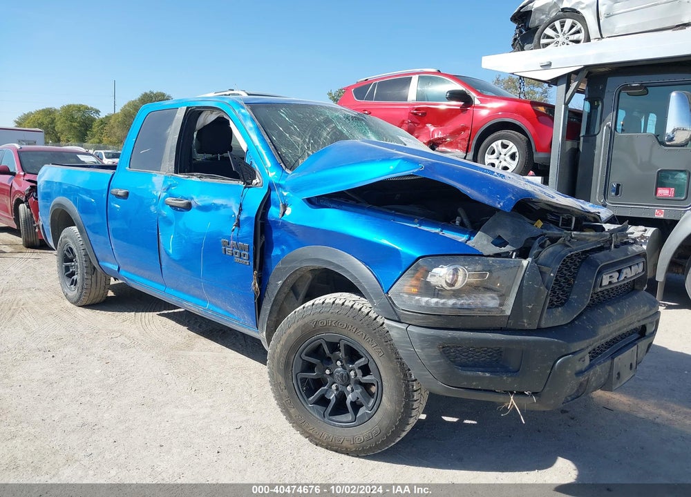 2022 RAM 1500 CLASSIC WARLOCK 4X4 6'4 BOX VIN: 1C6RR7GG2NS150185