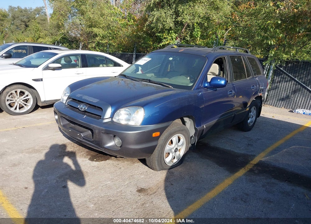 2006 HYUNDAI SANTA FE GLS VIN: KM8SC13D66U089624