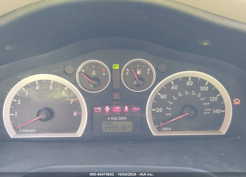 2006 HYUNDAI SANTA FE GLS VIN: KM8SC13D66U089624