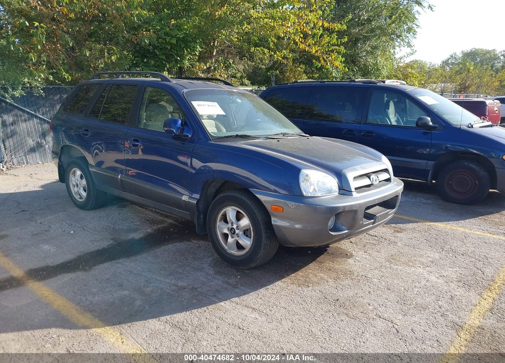 2006 HYUNDAI SANTA FE GLS VIN: KM8SC13D66U089624