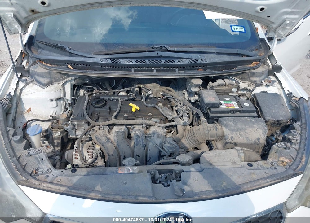 2015 KIA FORTE EX VIN: KNAFX4A82F5387354
