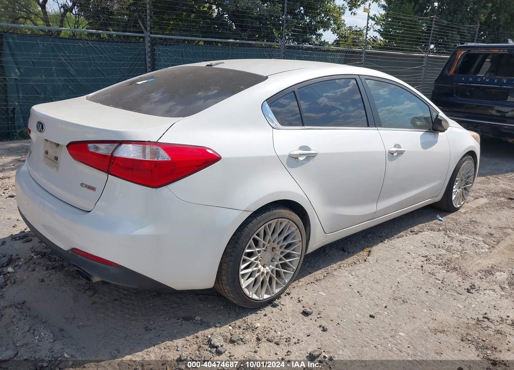 2015 KIA FORTE EX VIN: KNAFX4A82F5387354
