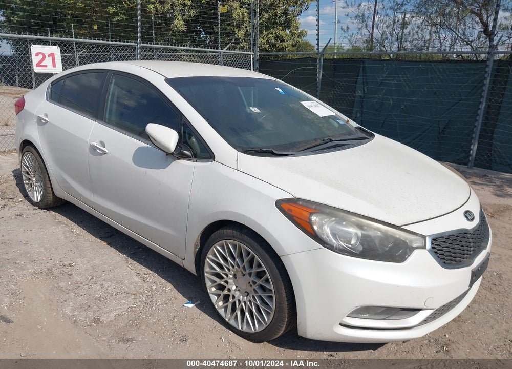 2015 KIA FORTE EX VIN: KNAFX4A82F5387354