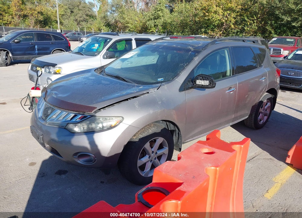 2010 NISSAN MURANO SL VIN: JN8AZ1MW5AW131975