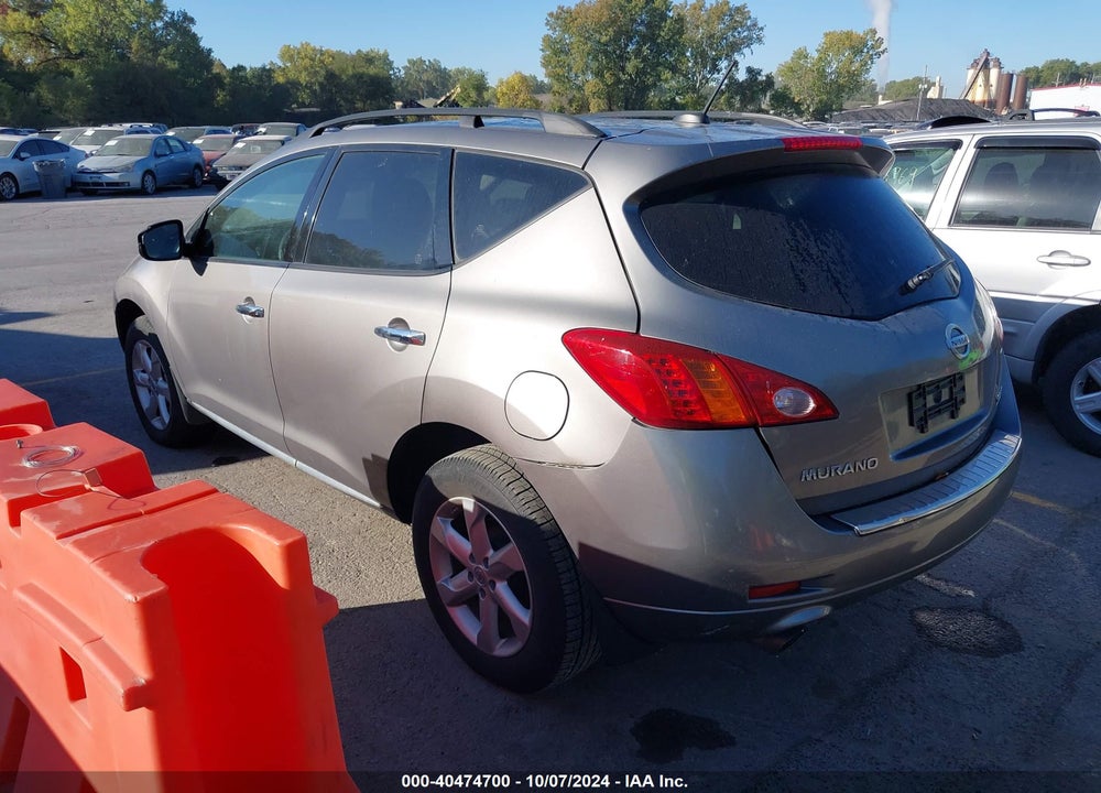 2010 NISSAN MURANO SL VIN: JN8AZ1MW5AW131975