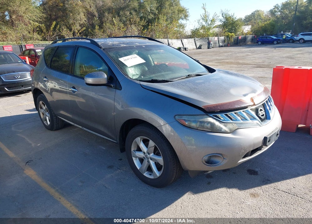 2010 NISSAN MURANO SL VIN: JN8AZ1MW5AW131975
