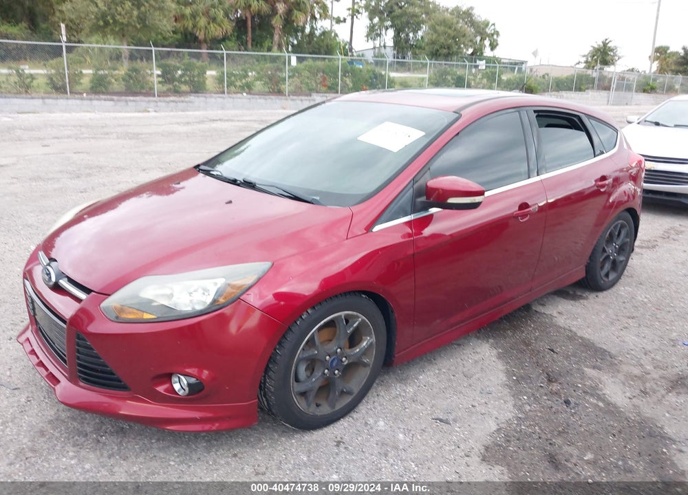 2014 FORD FOCUS TITANIUM VIN: 1FADP3N29EL458267