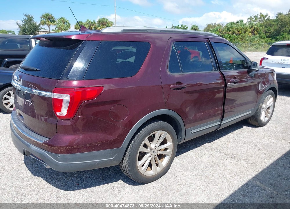 2018 FORD EXPLORER XLT VIN: 1FM5K7D8XJGA95843
