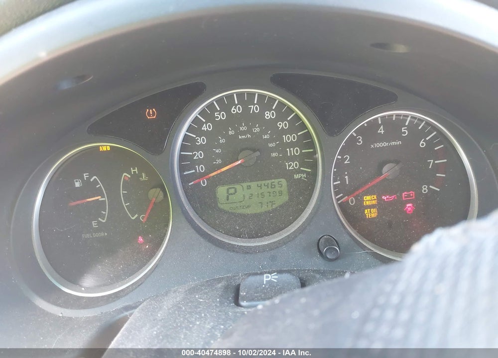 2008 SUBARU FORESTER 2.5X VIN: JF1SG65678H728454