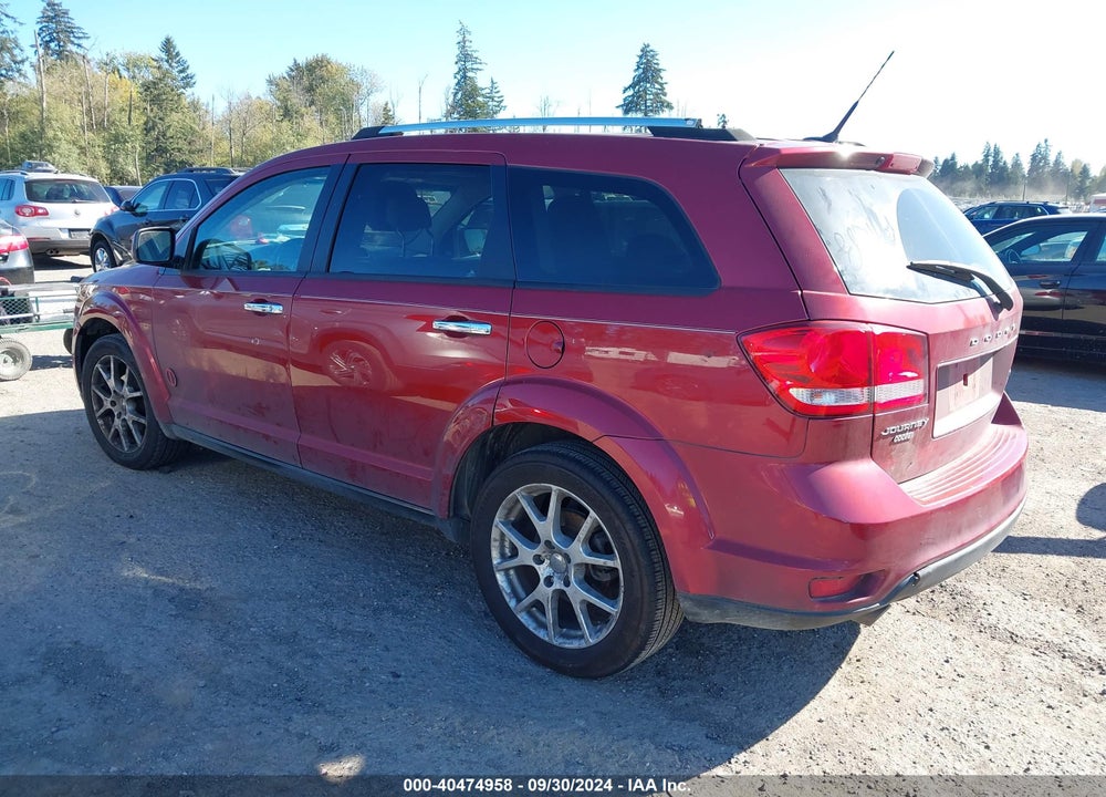 2011 DODGE JOURNEY CREW VIN: 3D4PG3FG6BT536041