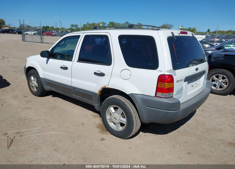 2003 FORD ESCAPE XLS VIN: 1FMYU02183KC53732