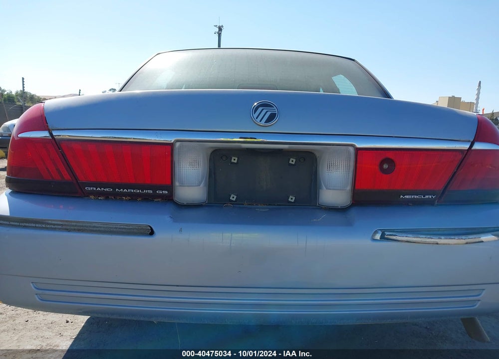 1999 MERCURY GRAND MARQUIS GS VIN: 2MEFM74W1XX638726