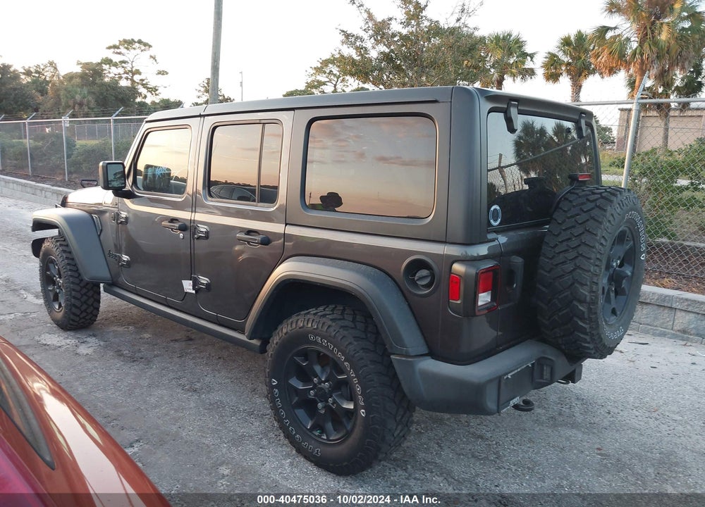 2021 ANGLER JEEP WR UNLIMITED WILLYS 4X4 VIN: 1C4HJXDN5MW680639