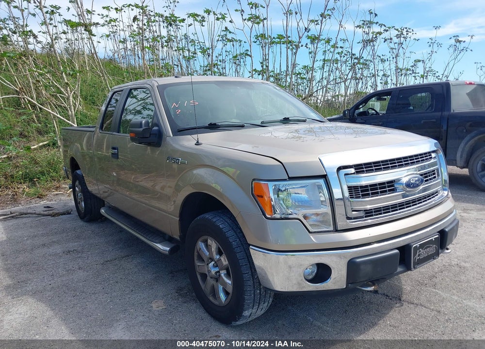2013 FORD F150 SUPER CAB VIN: 1FTFX1EF5DFB48818