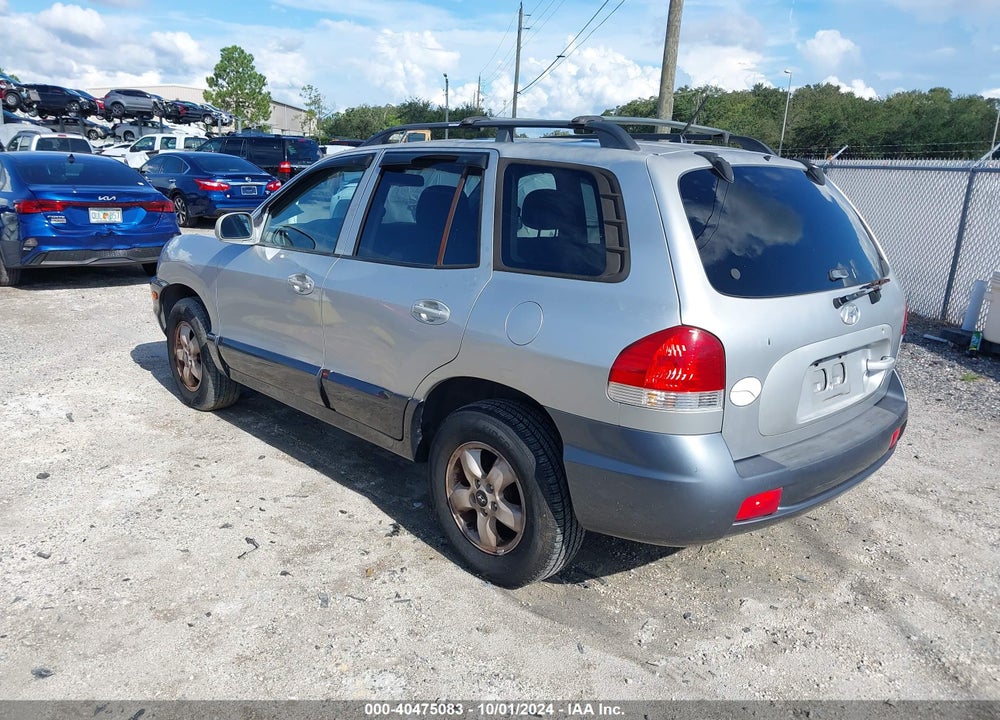 2005 HYUNDAI SANTA FE GLS VIN: KM8SC13D45U938650