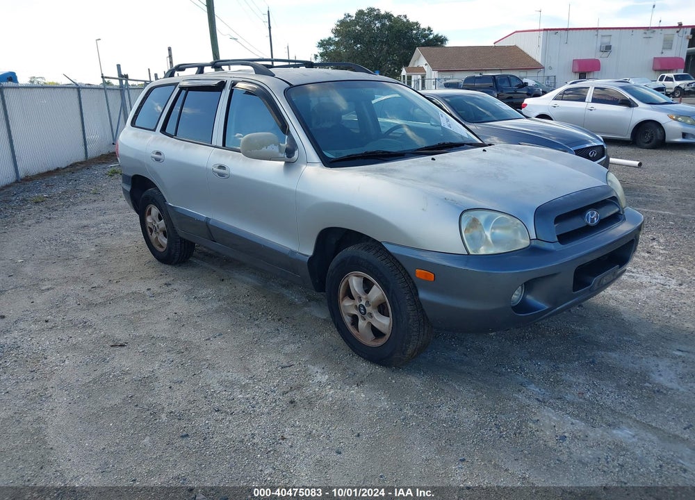2005 HYUNDAI SANTA FE GLS VIN: KM8SC13D45U938650
