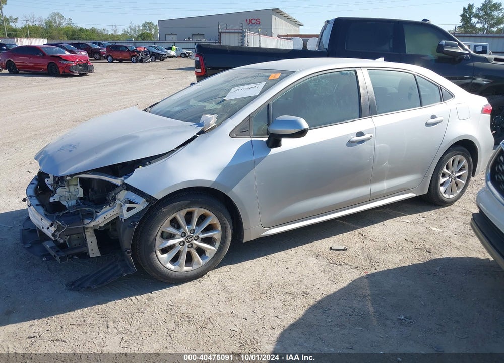 2020 TOYOTA COROLLA LE VIN: 5YFVPRAE6LP086537