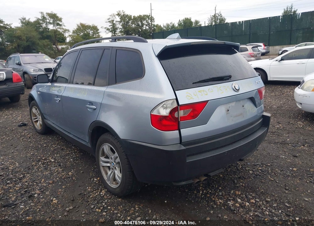 2005 BMW X3 3.0I VIN: WBXPA93435WD21023
