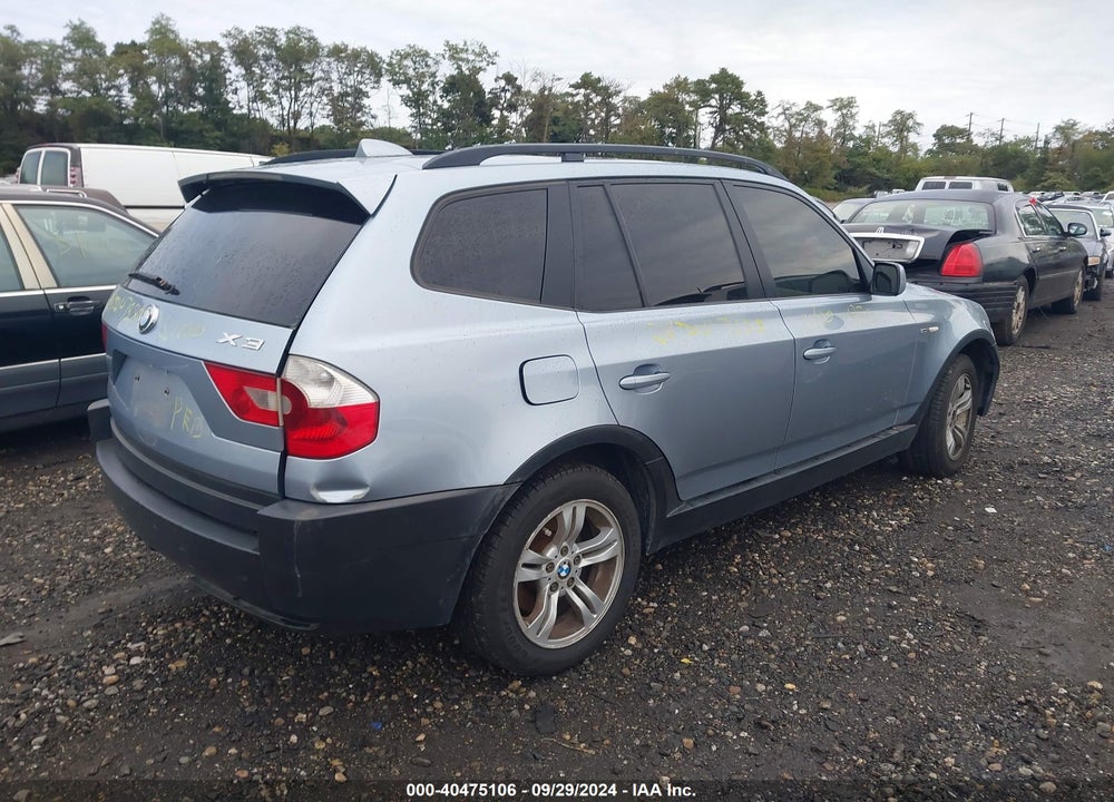 2005 BMW X3 3.0I VIN: WBXPA93435WD21023