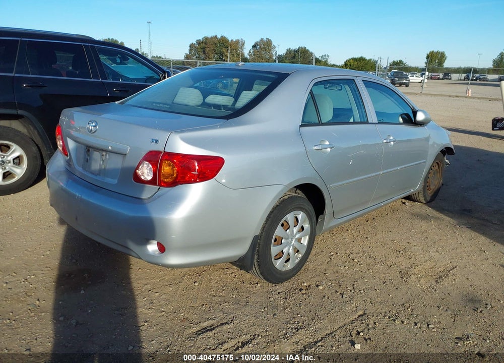 2009 TOYOTA COROLLA LE VIN: 1NXBU40E39Z050876