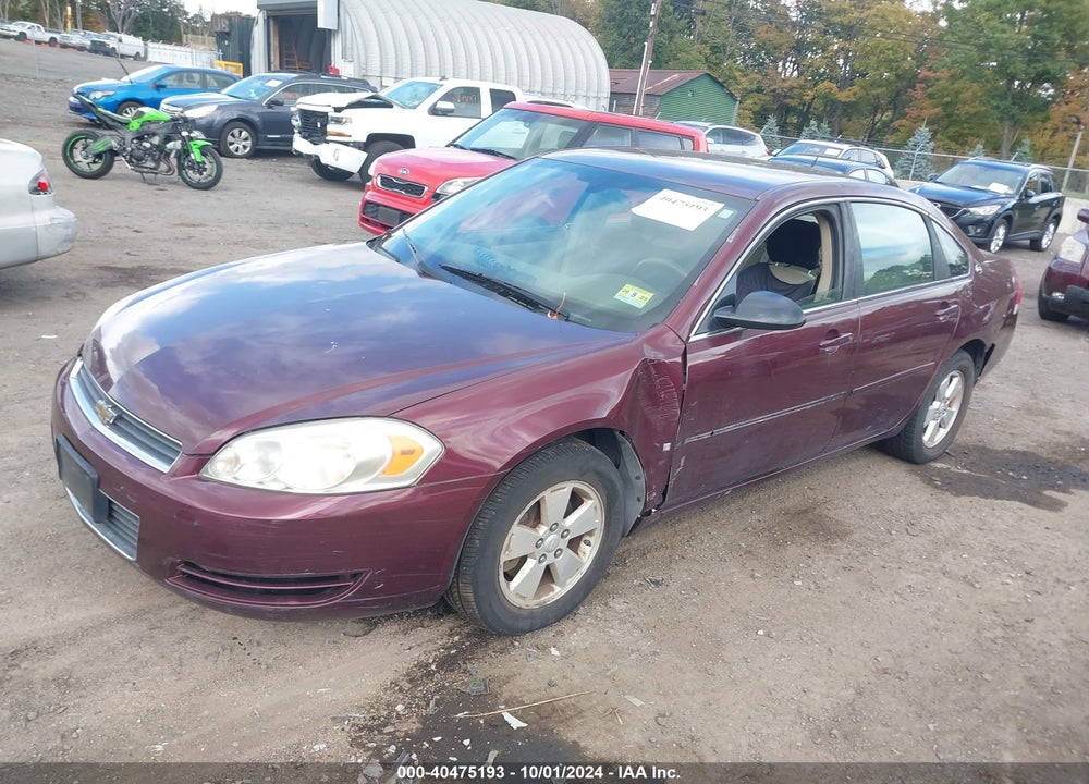2007 CHEVROLET IMPALA LT VIN: 2G1WT58NX79163147