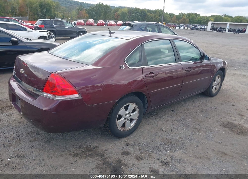 2007 CHEVROLET IMPALA LT VIN: 2G1WT58NX79163147