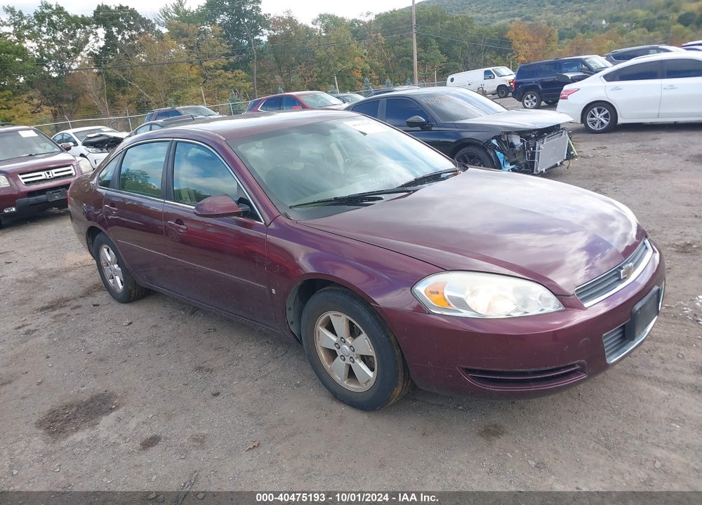 2007 CHEVROLET IMPALA LT VIN: 2G1WT58NX79163147