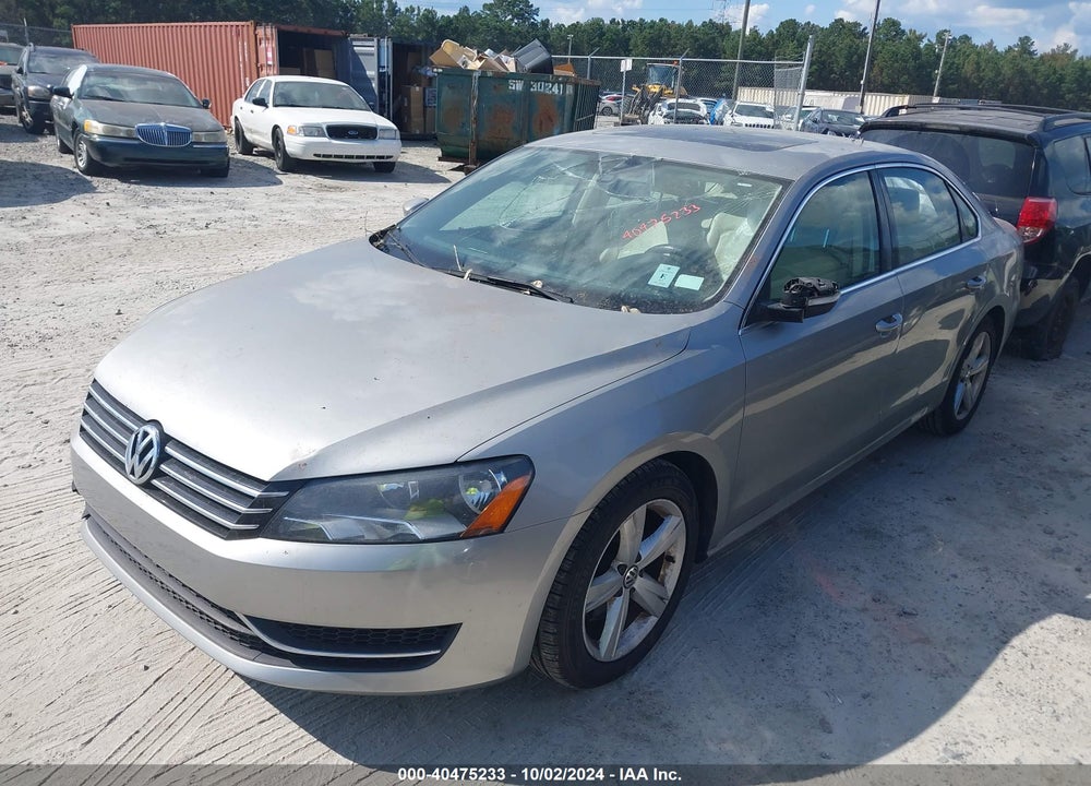 2013 VOLKSWAGEN PASSAT 2.5L SE VIN: 1VWBP7A30DC150729