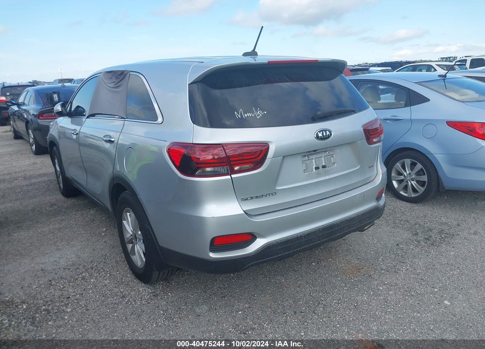 2020 KIA SORENTO 2.4L L VIN: 5XYPG4A37LG642725
