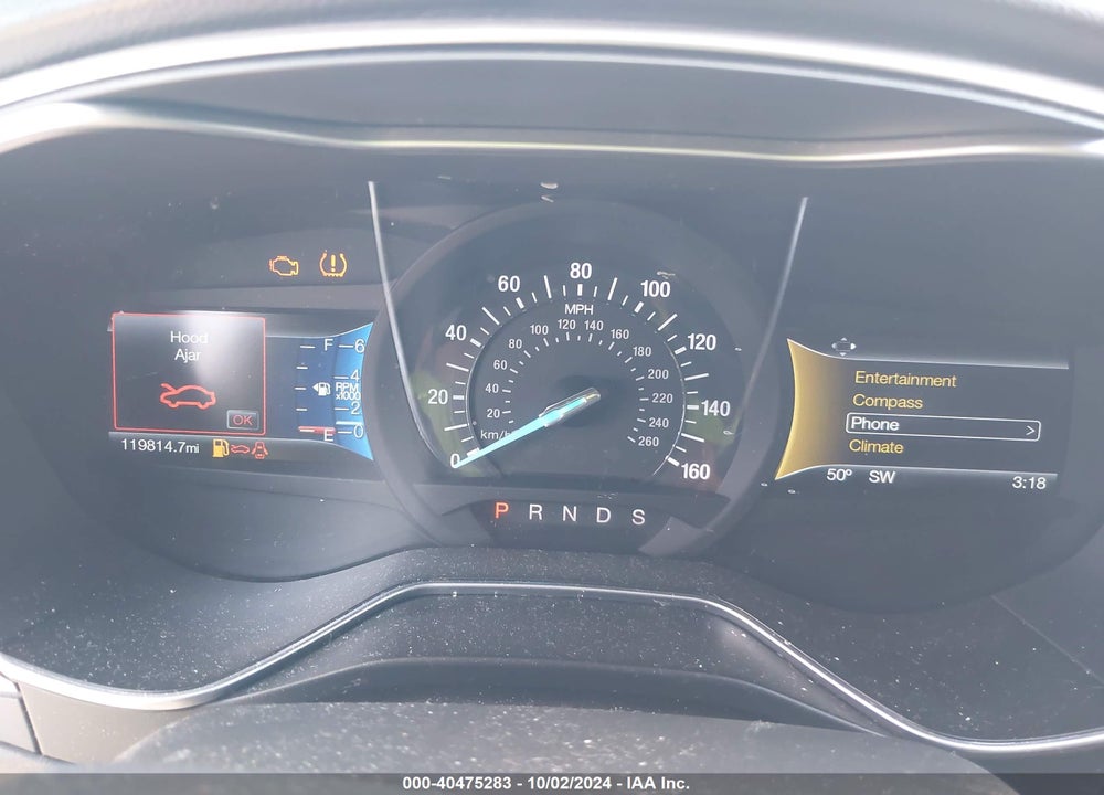 2016 FORD FUSION SE VIN: 3FA6P0H77GR232392